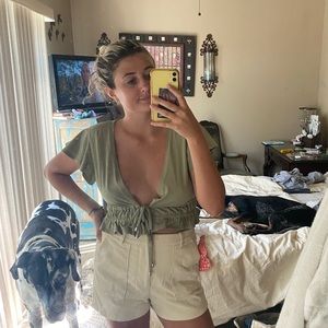 Princess Polly tie crop top